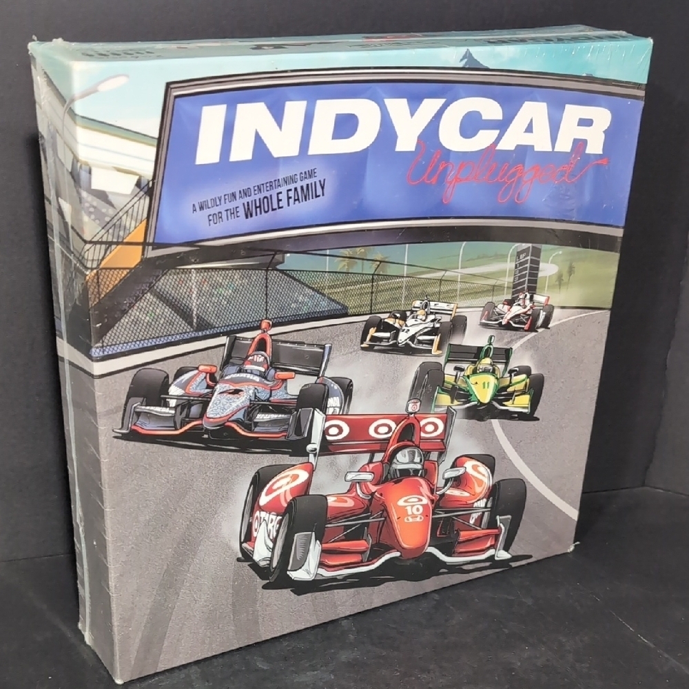 IndyCar Unplugged New In Box Racing Board Game.